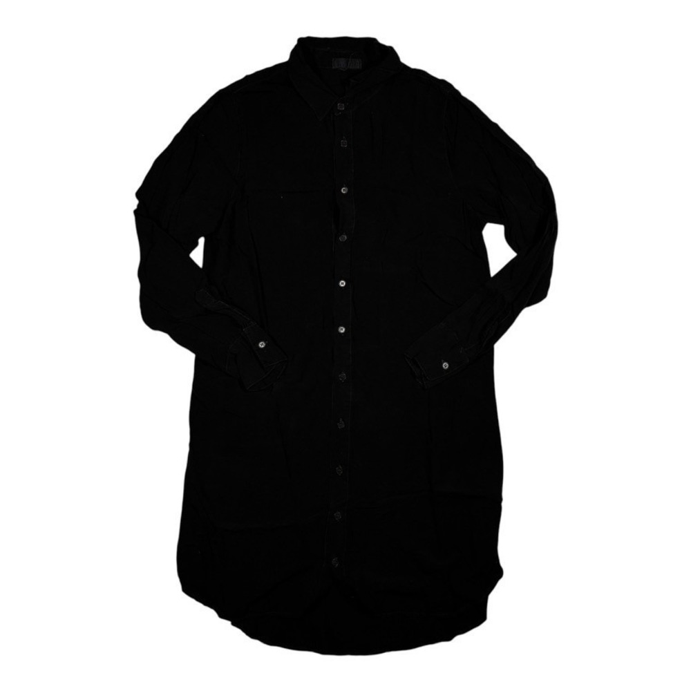 CP Shades  Tunic Shirt Dress Black Rayon Size XS